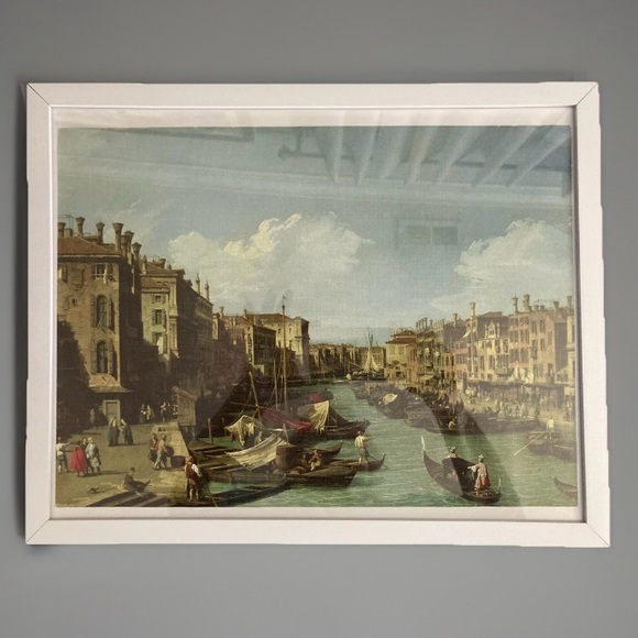 Canal Near Rialto Bridge, Venice Canaletto Repro,The Plains Of Heaven,Two Prints - Picture 3 of 10